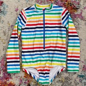 Primary Long Sleeve One-piece Rash Guard